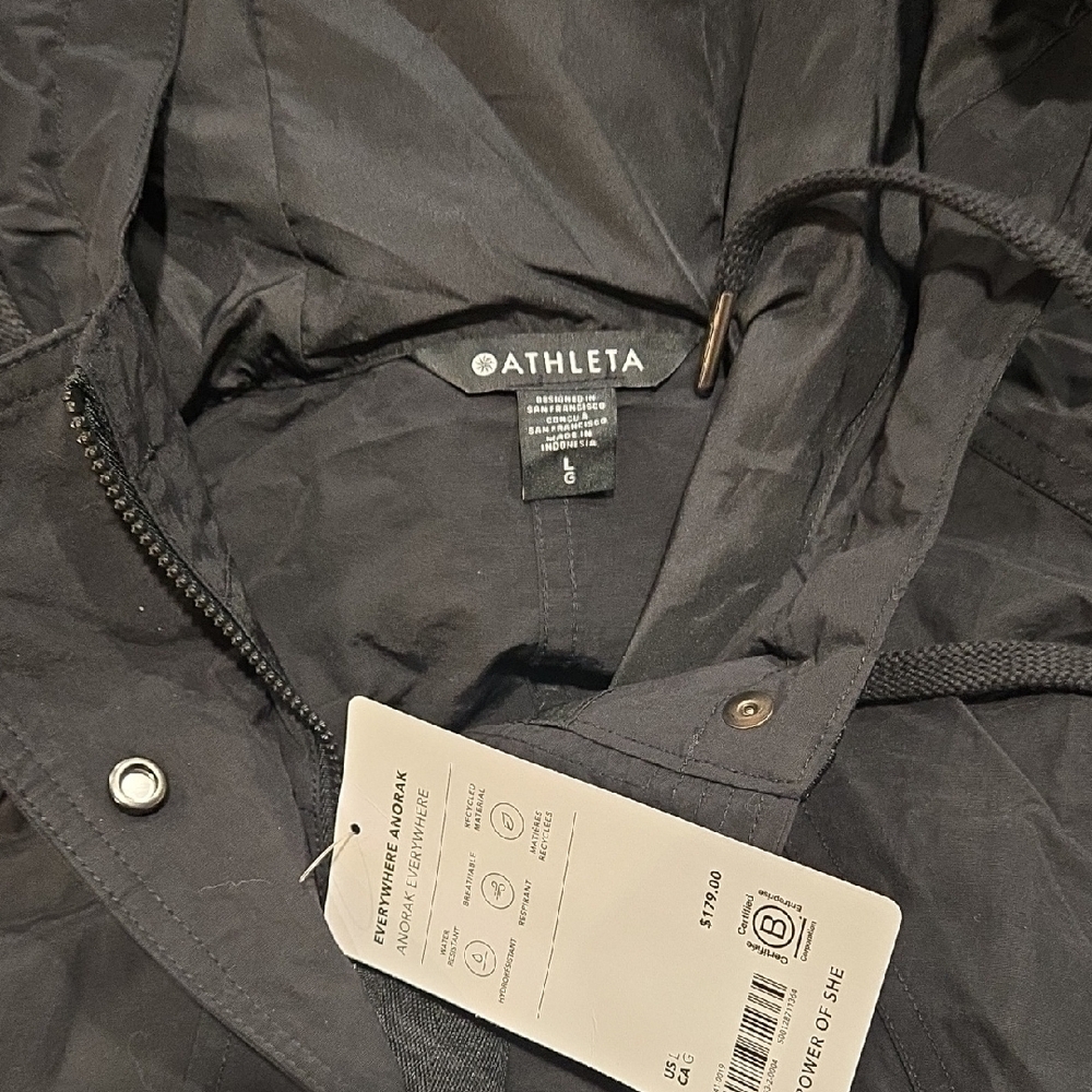 Women's BLACK Athleta Everywhere Anorak Jacket